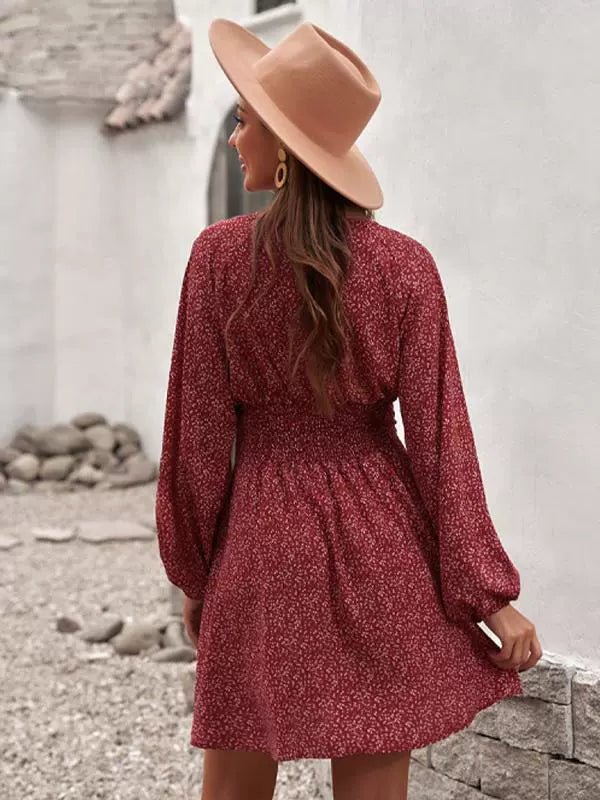 Early Autumn New Arrival Fashion Pullover Polka Dot Long Sleeve Dress - Kaiju Mafia