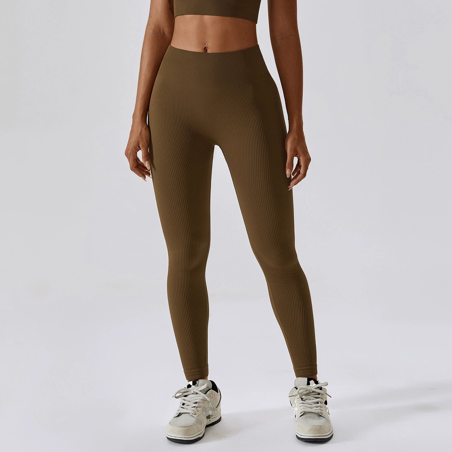 European Thread High Waist Yoga Pants - Kaiju Mafia