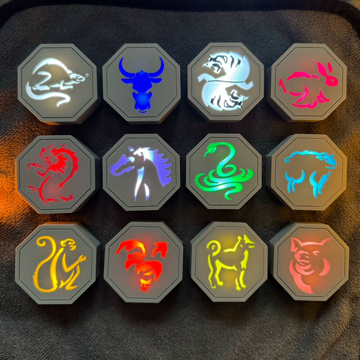 Zodiac Gift Box Luminous Model Decoration Anime - Kaiju Mafia