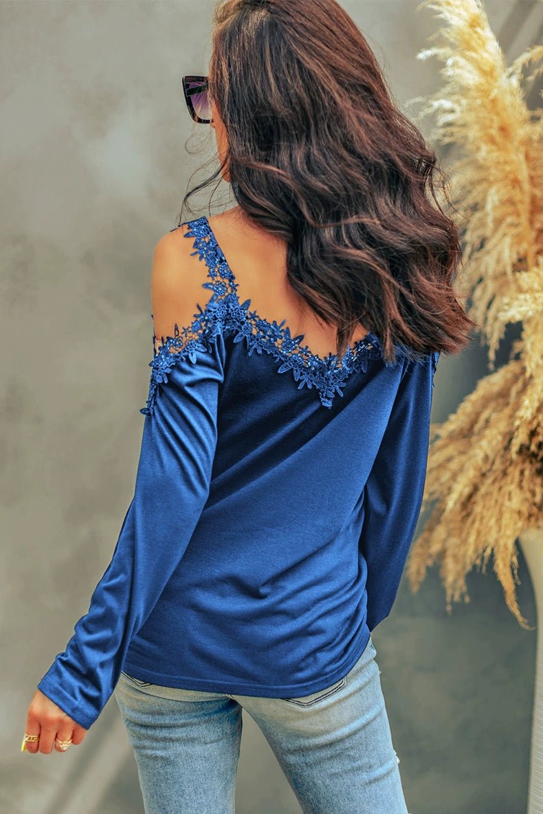 Fashion Sexy Thin Long Sleeves T-shirt Women&