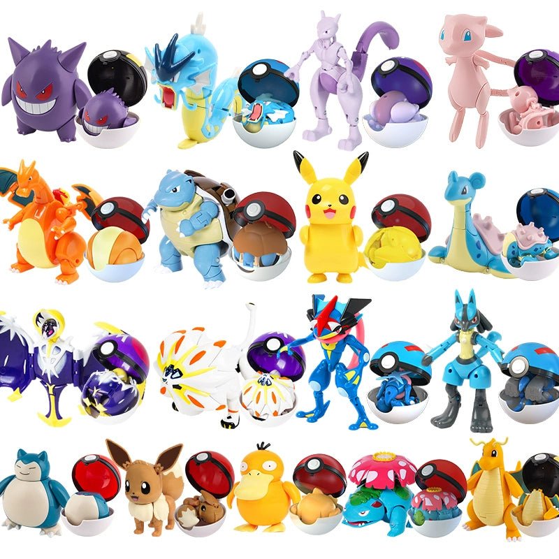 Pokemon Poke Ball Gengar Greninja Toy - Kaiju Mafia