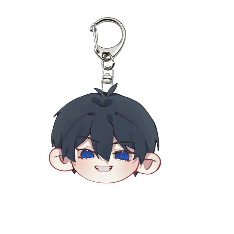 Blue Prison Cartoon Acrylic Keychain Double - Sided Jie Shiyi Bee Music Back Home God Lian Jie Qianche Leopard Horse Ornaments - Kaiju Mafia