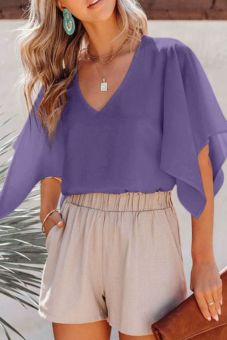 Fashion Minimalist White Loose Pullover Top Short Sleeve - Kaiju Mafia