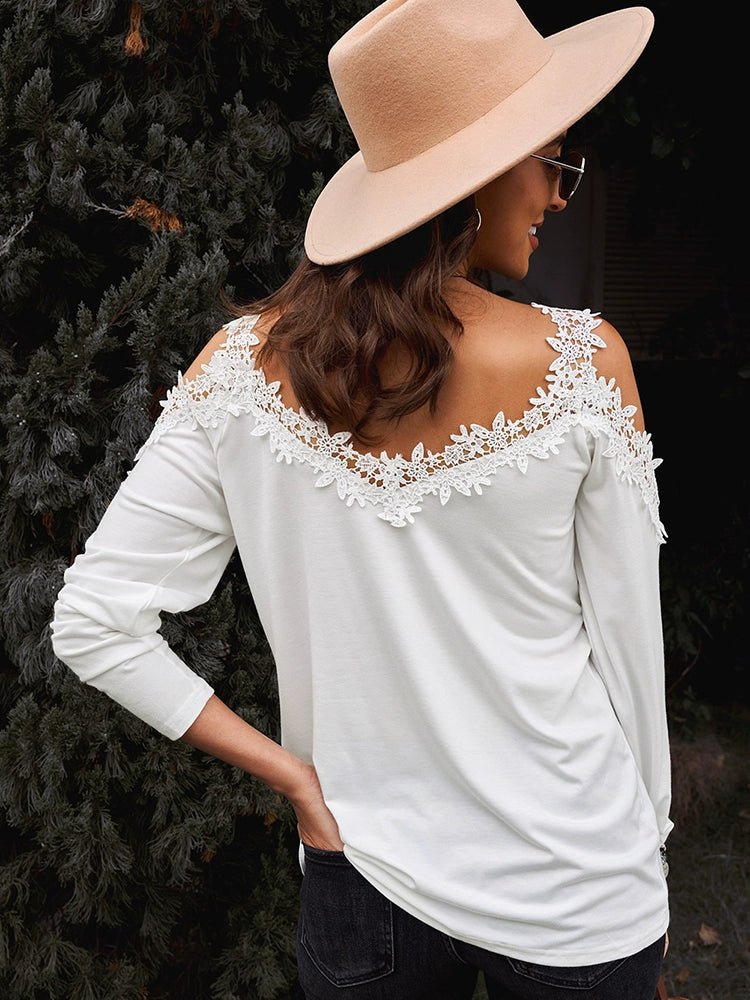 Fashion Sexy Thin Long Sleeves T-shirt Women&