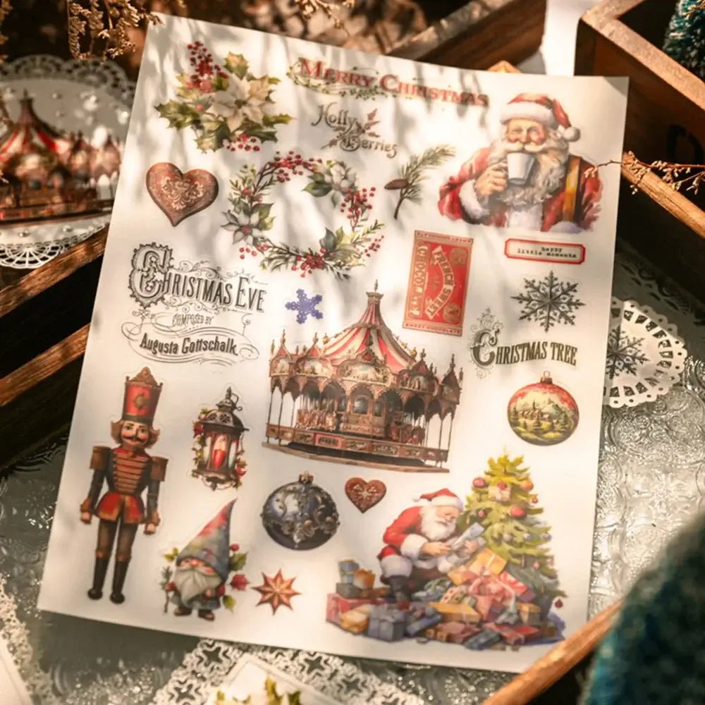 A5 Christmas Transfer Stickers - Kaiju Mafia