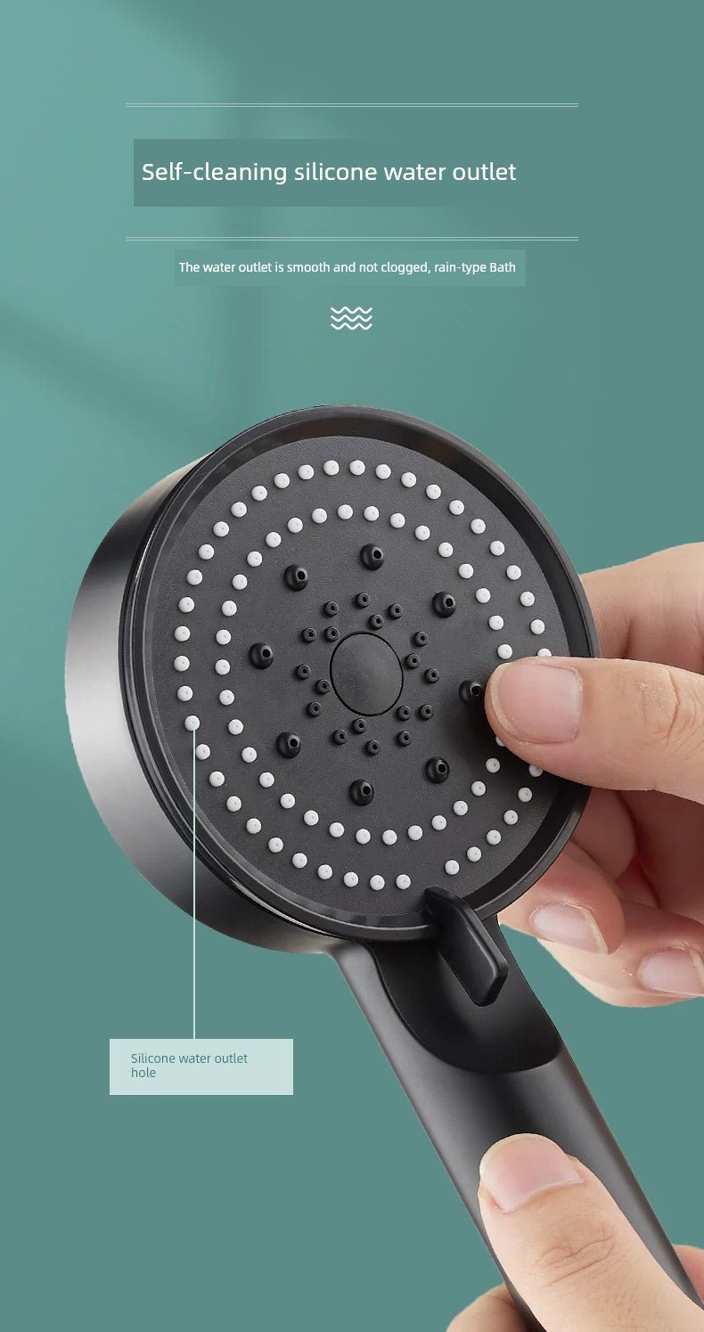Five - Speed Handheld Shower Nozzle - Kaiju Mafia