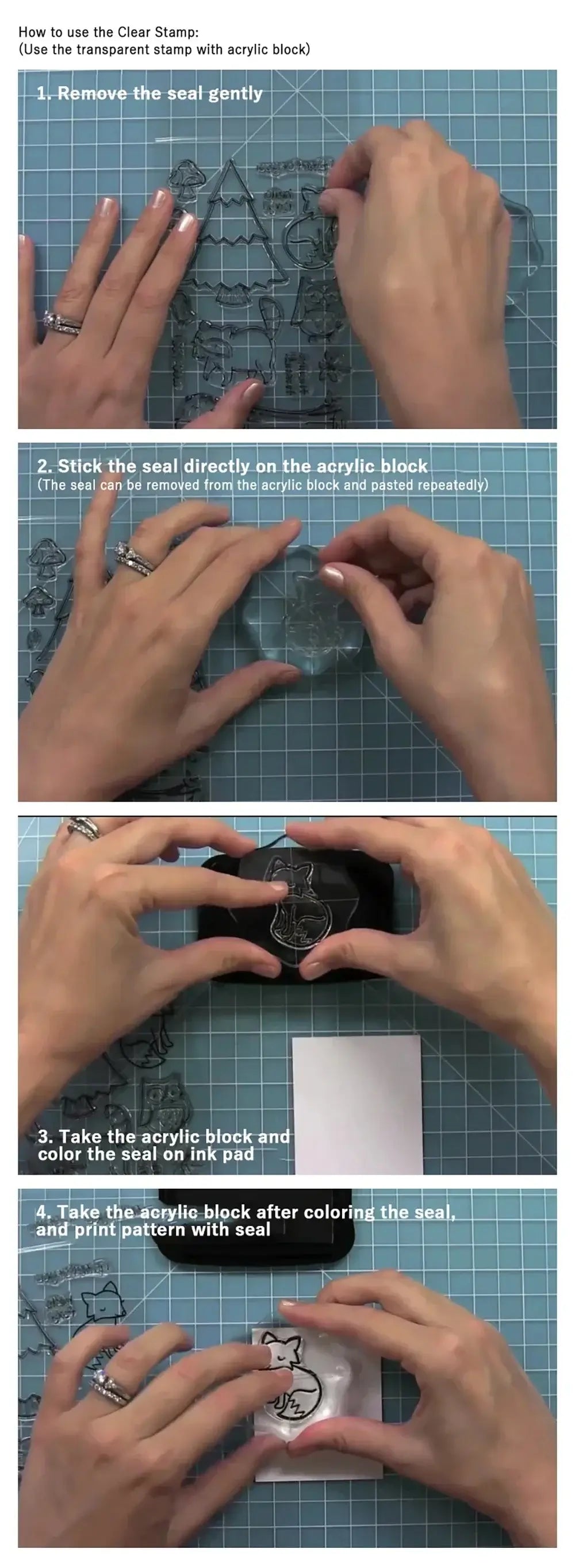 Christmas Clear Stamps Set - Kaiju Mafia