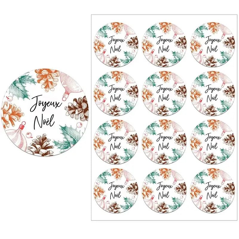 Joyeux Noël Christmas Stickers - Kaiju Mafia