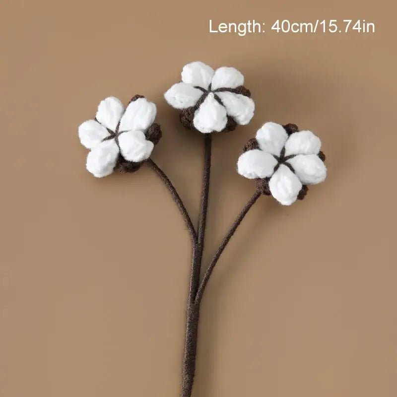 Knitted Flowers Christmas Bouquet - Kaiju Mafia