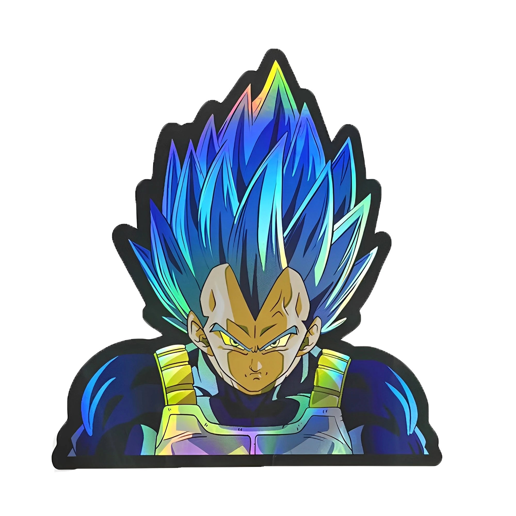 Cartoon Dragon Ball Holographic Anime Laser Stickers Motorcycle Anime Lenticular Car Window Sticker For Laptop Hot - Kaiju Mafia