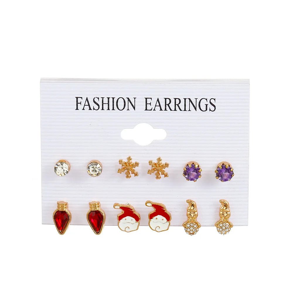 Christmas Earrings Set Women - Kaiju Mafia