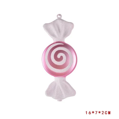 Pink Candy Cane Ornaments - Kaiju Mafia
