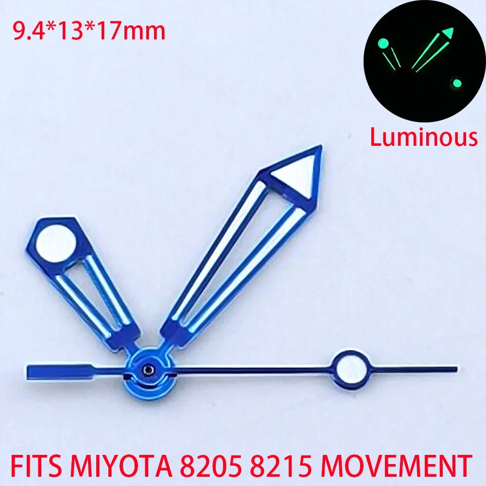 Green Blue Luminous Watch Hands - Kaiju Mafia