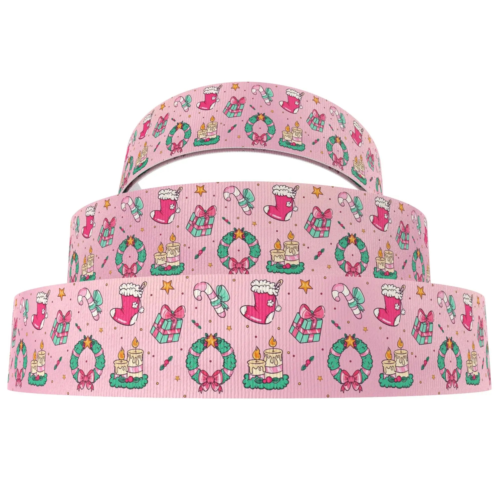 Christmas Grosgrain Ribbon Rolls - Kaiju Mafia