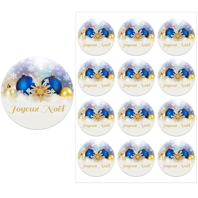 Joyeux Noël Christmas Stickers - Kaiju Mafia