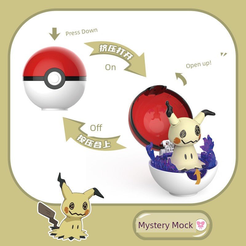 Pokemon Poke Ball Gengar Greninja Toy - Kaiju Mafia