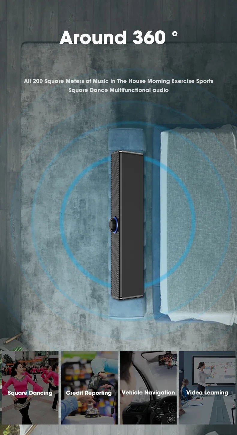 Home Theater Bluetooth Speaker Wired and Wireless Soundbar USB Powered Soundbar for TV Pc Laptop Gaming Surround Audio System - Kaiju Mafia