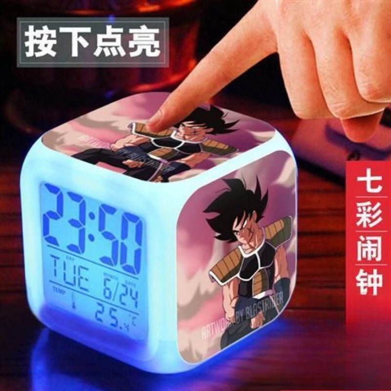 New Dragon Ball Son Goku creative trendy anime peripheral luminous night light personalized high - value cartoon alarm clock gift - Kaiju Mafia
