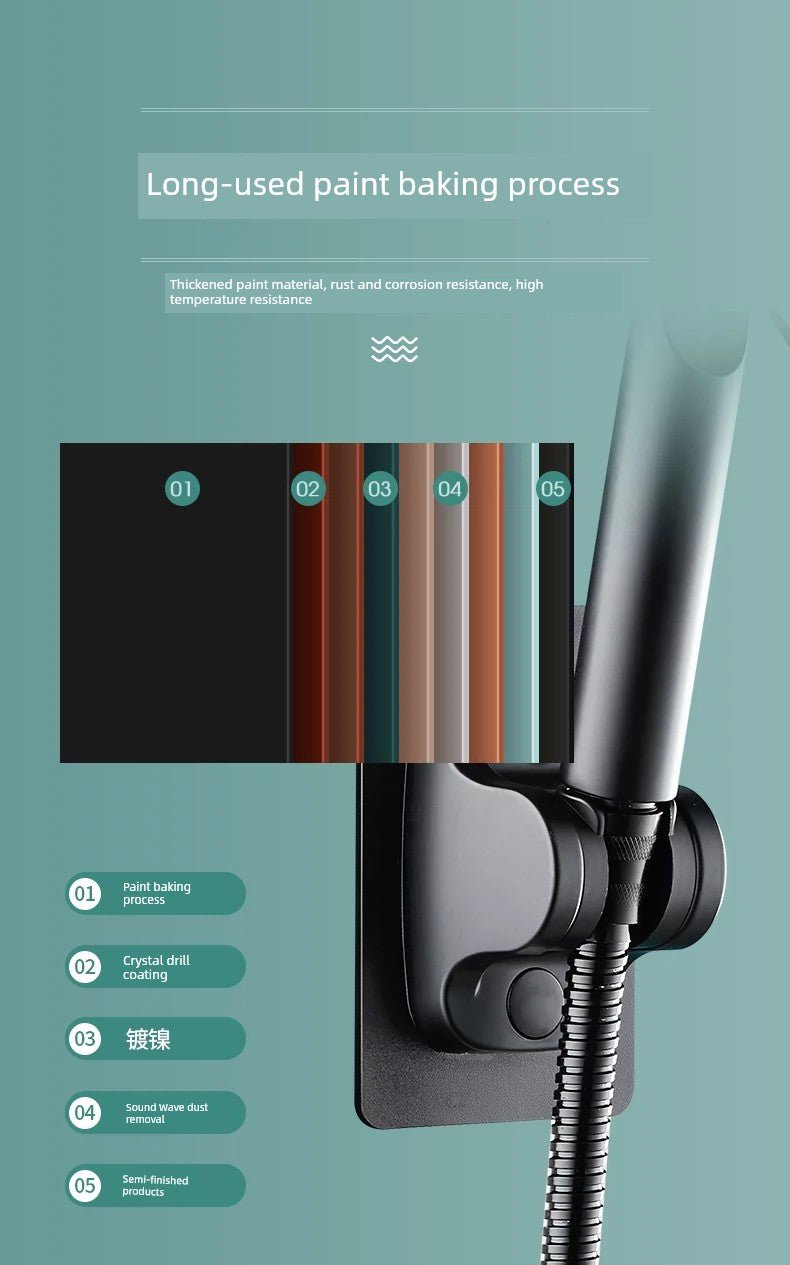 Five - Speed Handheld Shower Nozzle - Kaiju Mafia