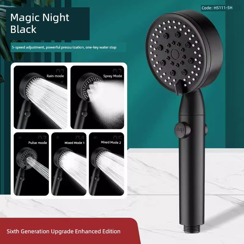 Five - Speed Handheld Shower Nozzle - Kaiju Mafia