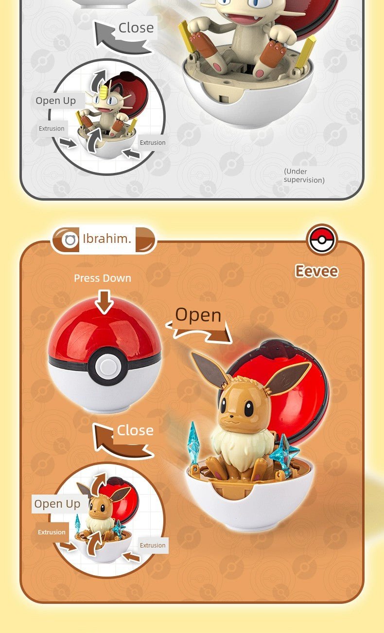 Pokemon Poke Ball Gengar Greninja Toy - Kaiju Mafia