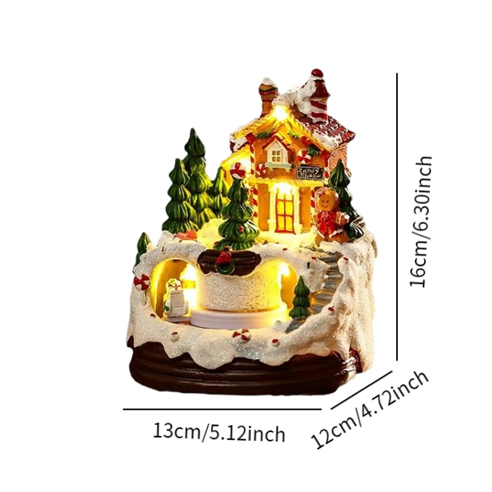 Christmas Village Music Sculpture - Kaiju Mafia