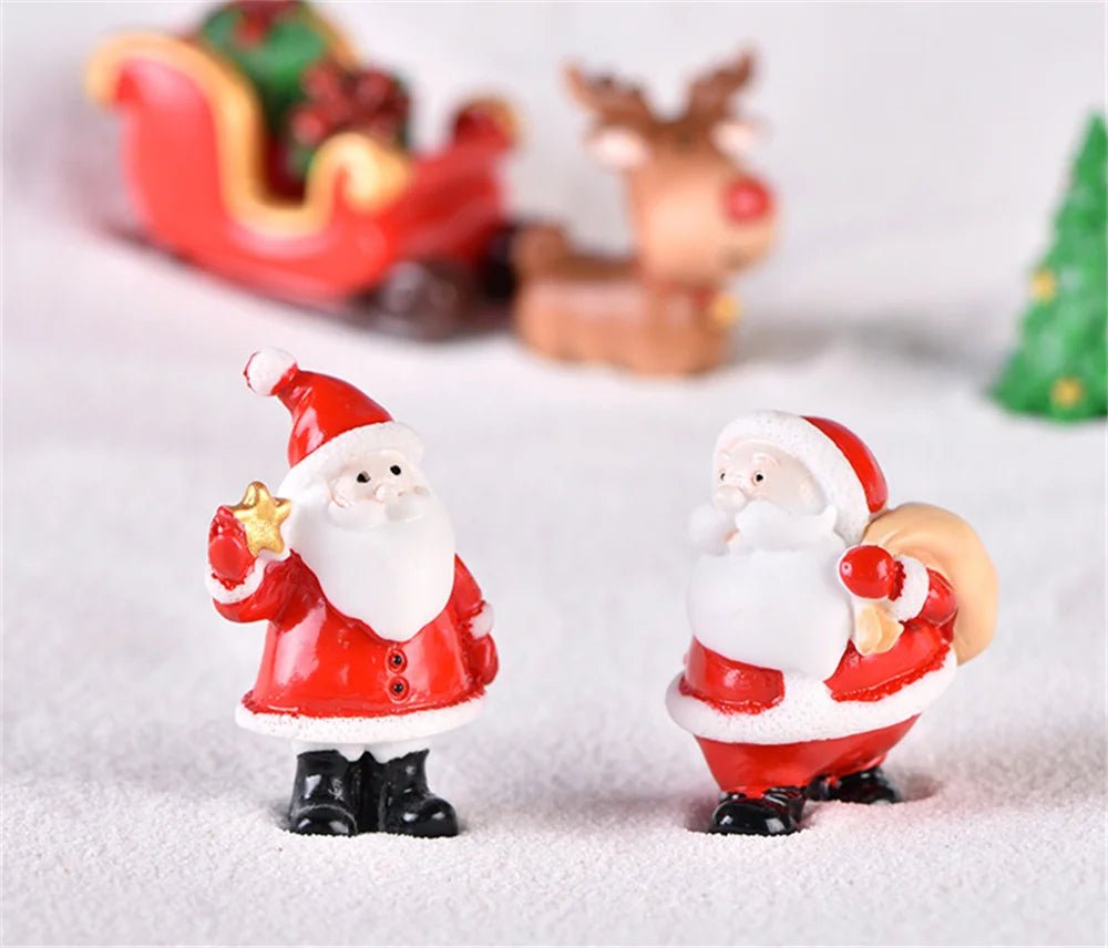 Miniature Santa Snowman Ornaments - Kaiju Mafia