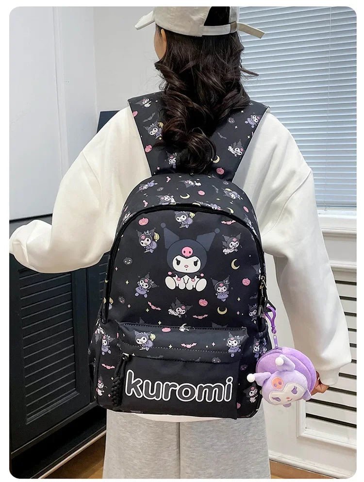 Sanrio Kuromi Hello Kitty Backpack - Kaiju Mafia