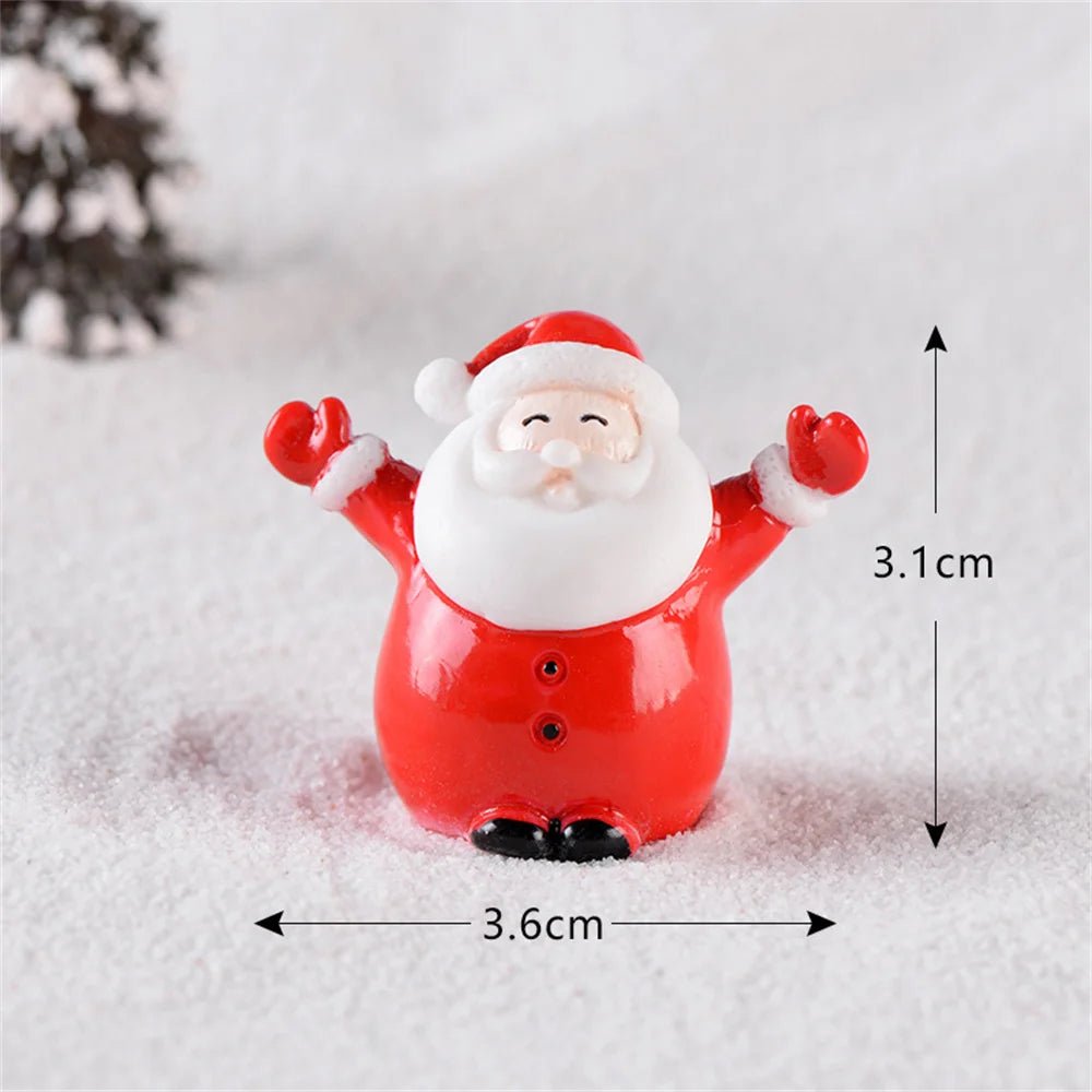 Miniature Santa Snowman Ornaments - Kaiju Mafia