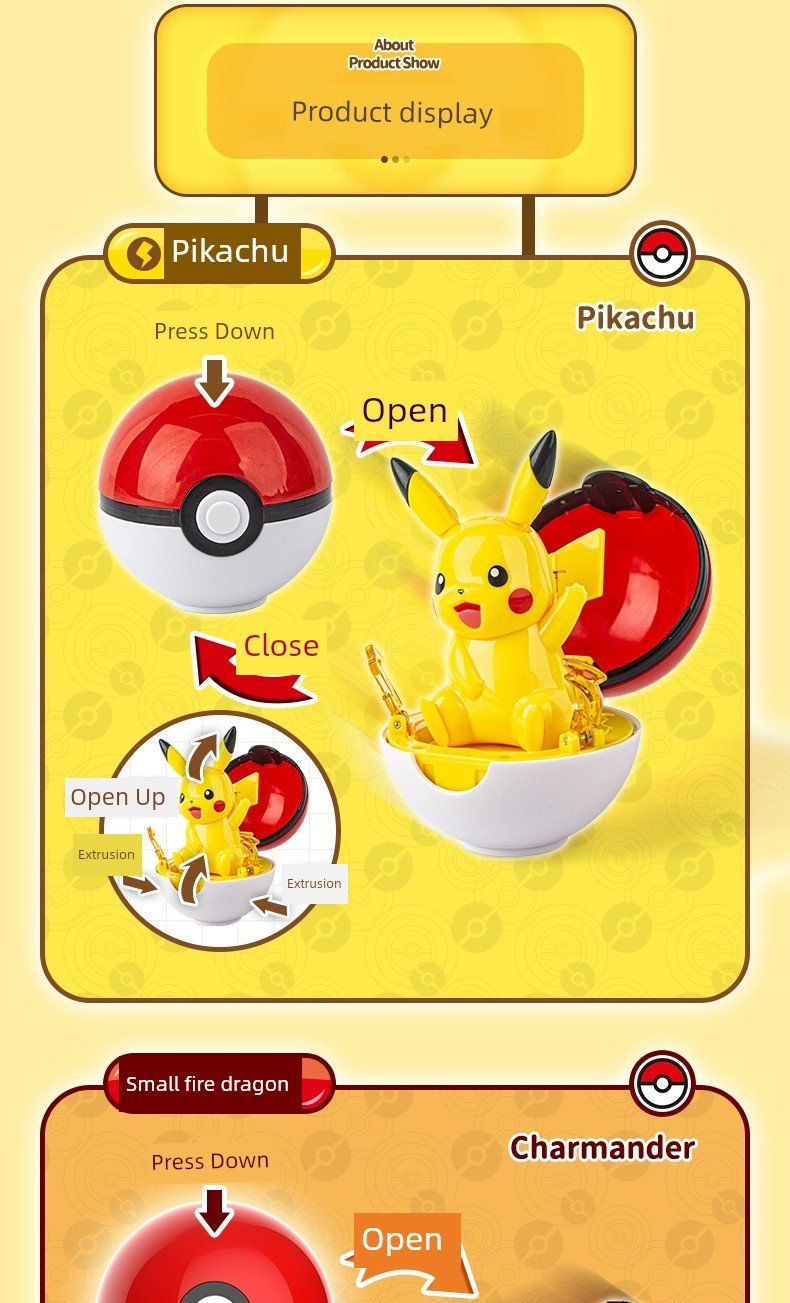 Pokemon Poke Ball Gengar Greninja Toy - Kaiju Mafia