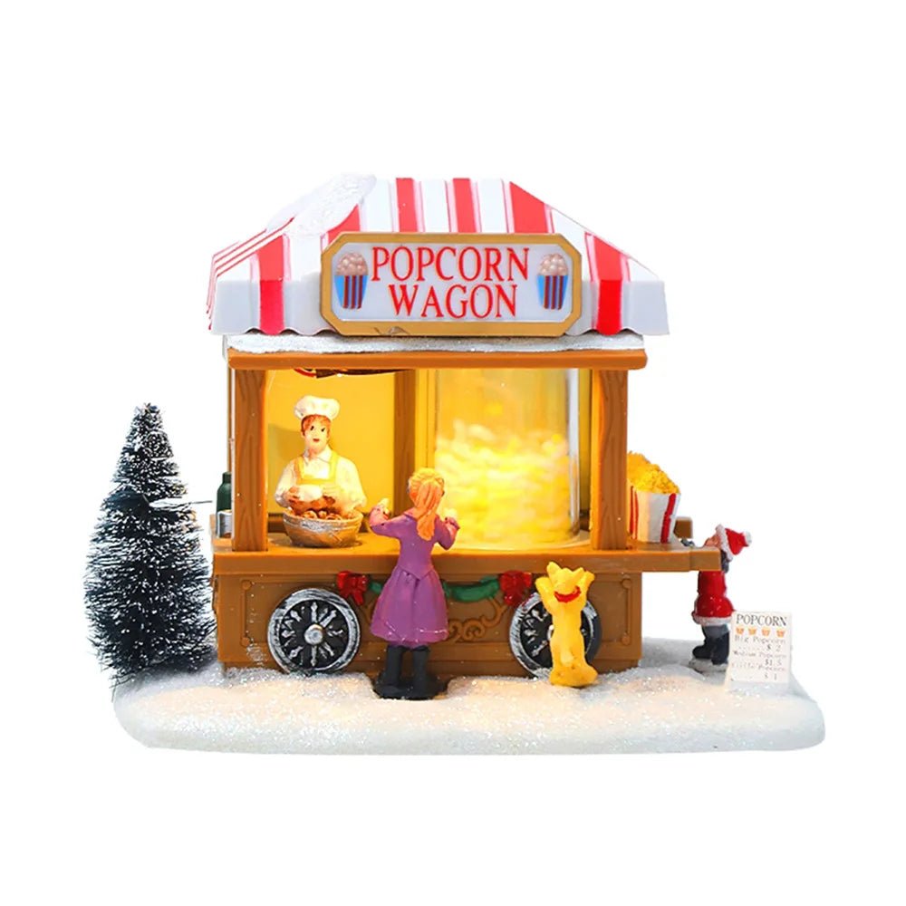 Christmas Village Music Sculpture - Kaiju Mafia
