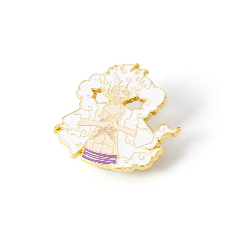 Anime ONE PIECE Nika Monkey D. Luffy Cosplay Props Metal Badge Pin Alloy Brooch Accessories - Kaiju Mafia