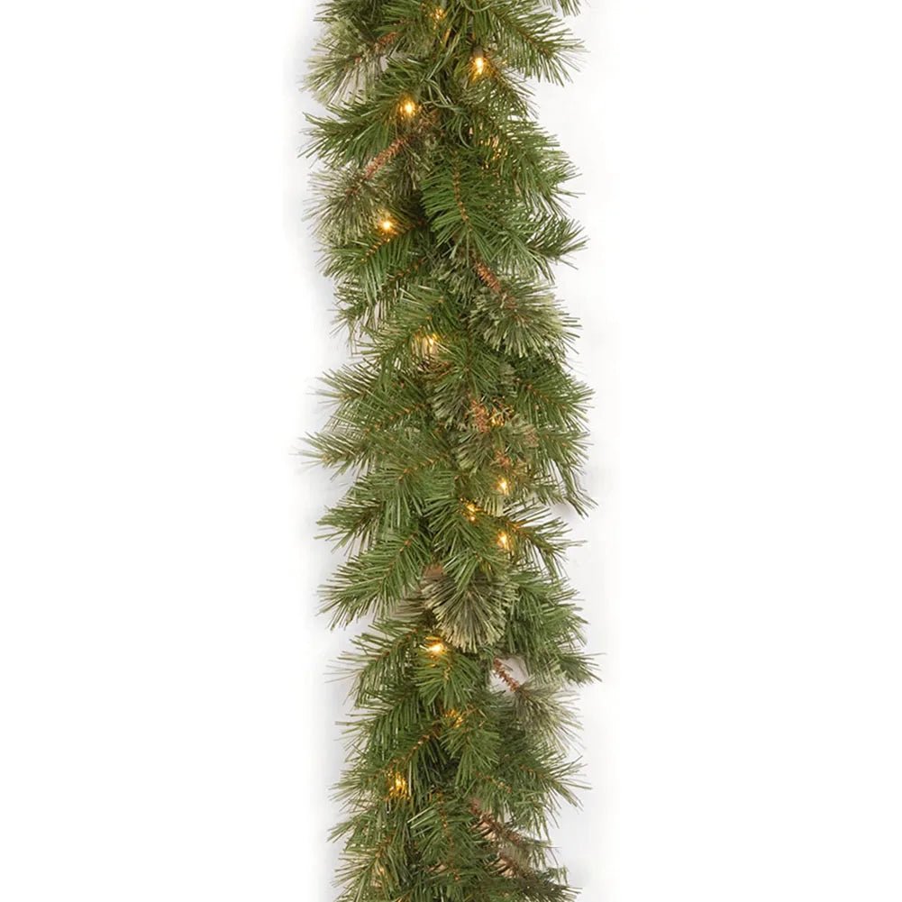 Christmas Pine Vine Garland with Red Berries - Kaiju Mafia
