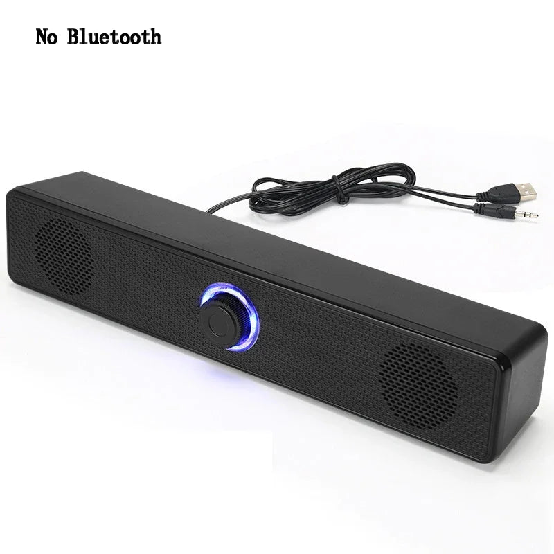 Home Theater Bluetooth Speaker Wired and Wireless Soundbar USB Powered Soundbar for TV Pc Laptop Gaming Surround Audio System - Kaiju Mafia