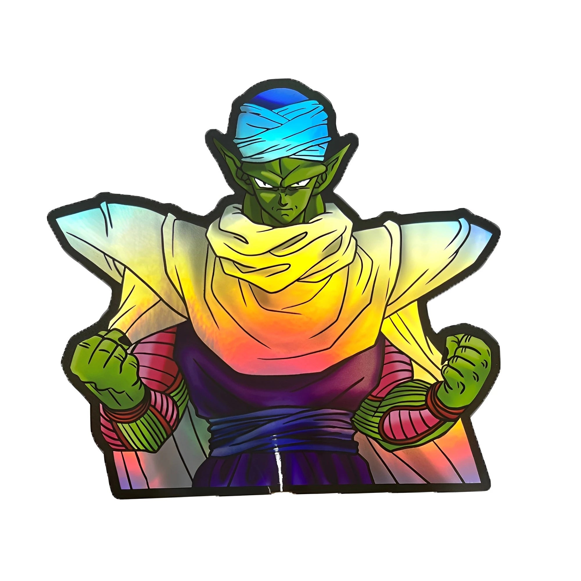 Cartoon Dragon Ball Holographic Anime Laser Stickers Motorcycle Anime Lenticular Car Window Sticker For Laptop Hot - Kaiju Mafia