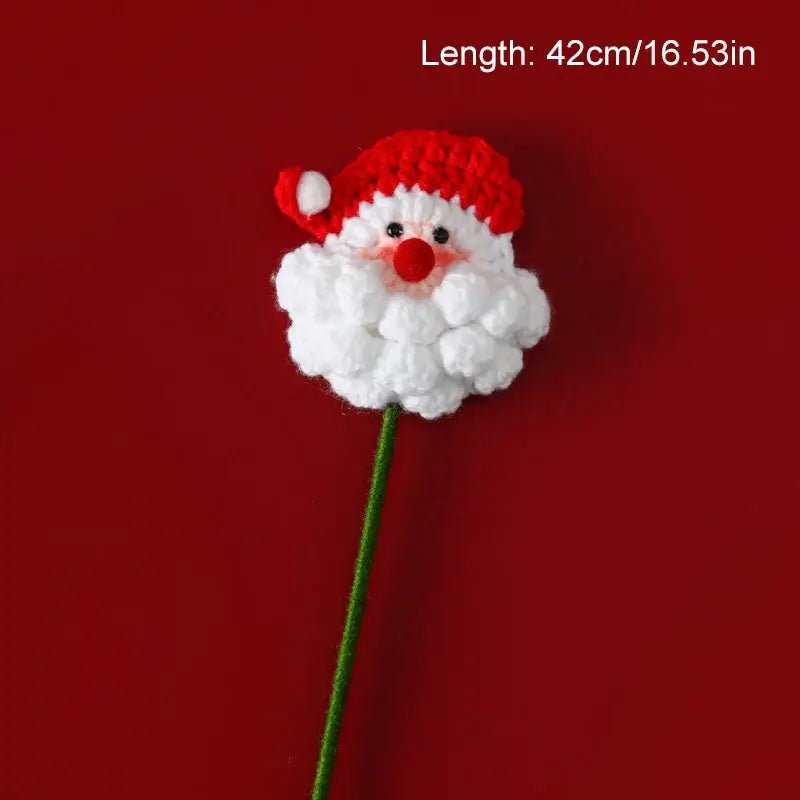 Knitted Flowers Christmas Bouquet - Kaiju Mafia