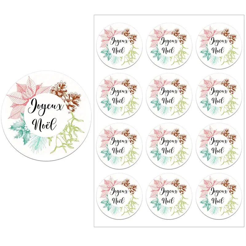 Joyeux Noël Christmas Stickers - Kaiju Mafia