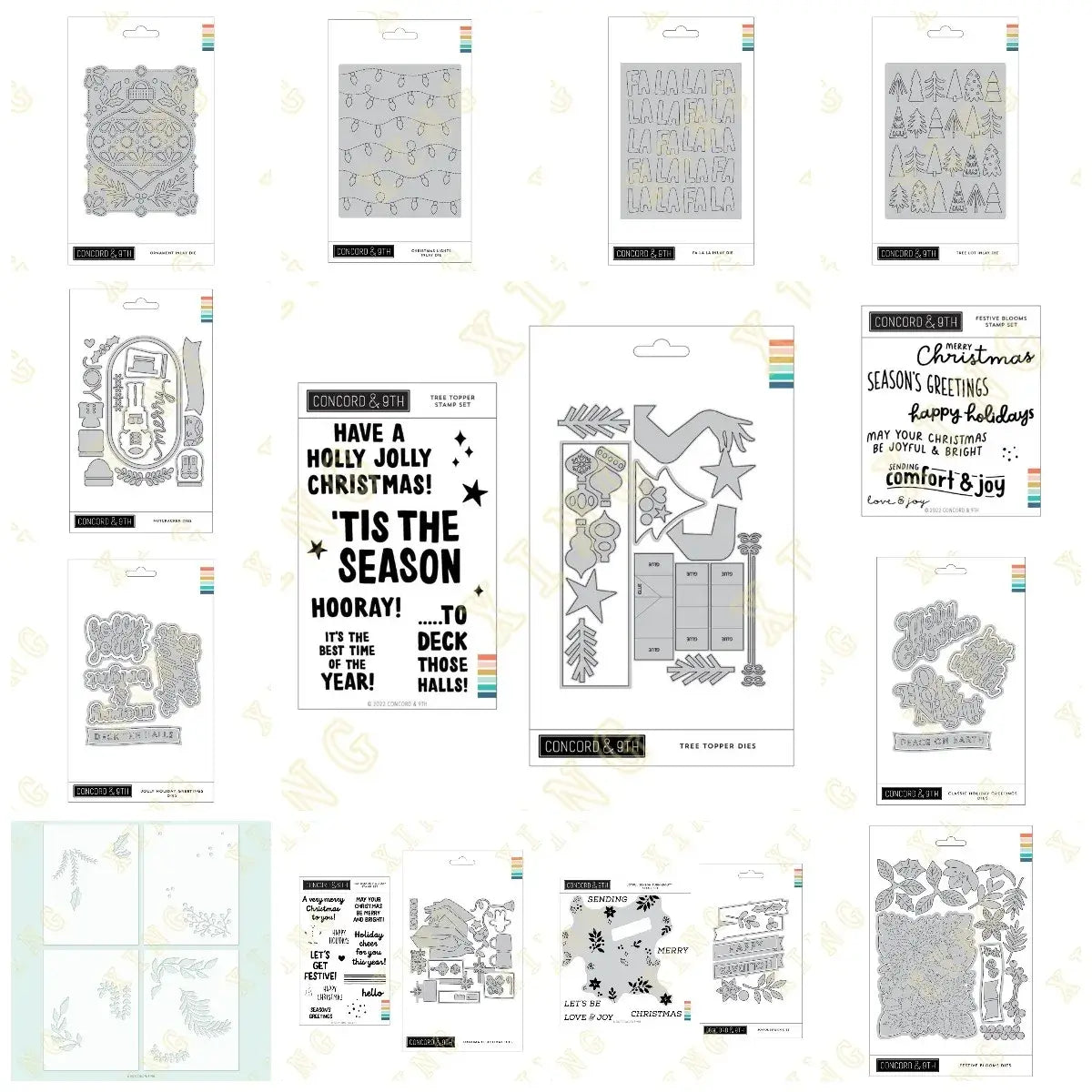 Christmas Tree Cutting Dies - Kaiju Mafia