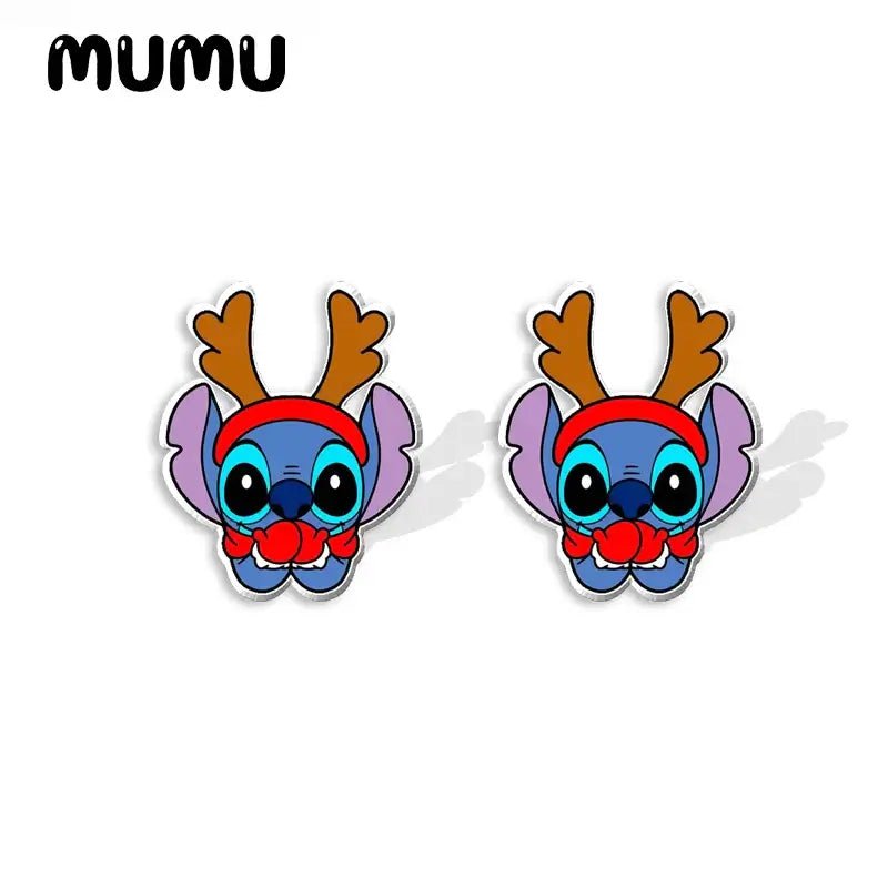 New Christmas Stitch Earrings - Kaiju Mafia