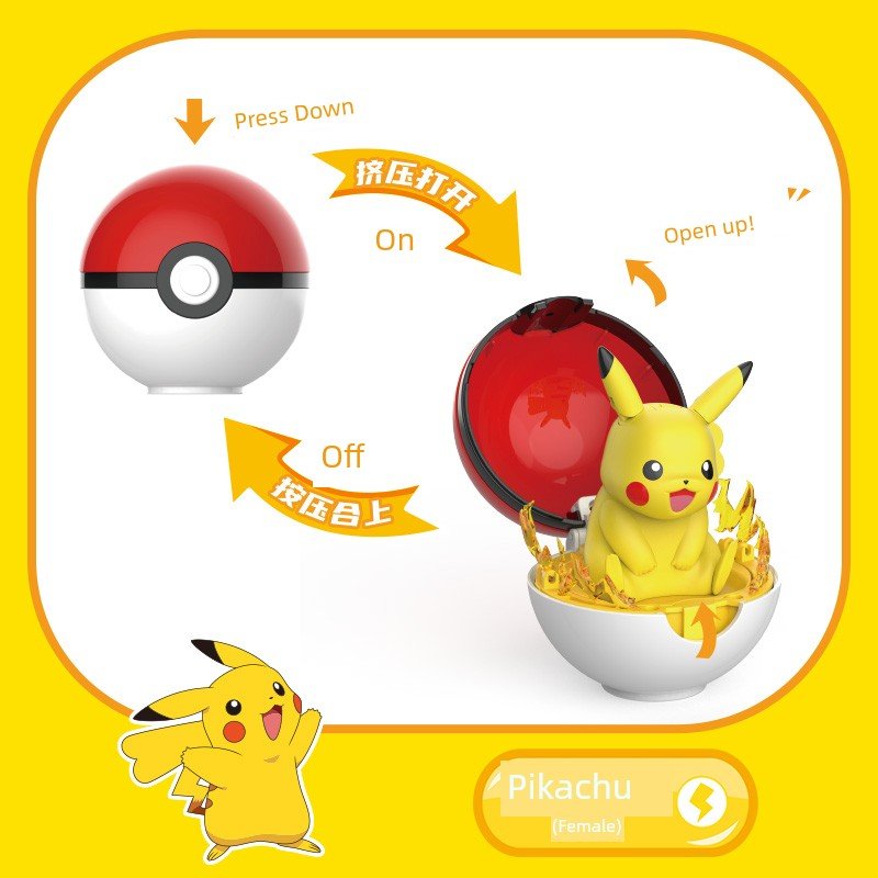 Pokemon Poke Ball Gengar Greninja Toy - Kaiju Mafia