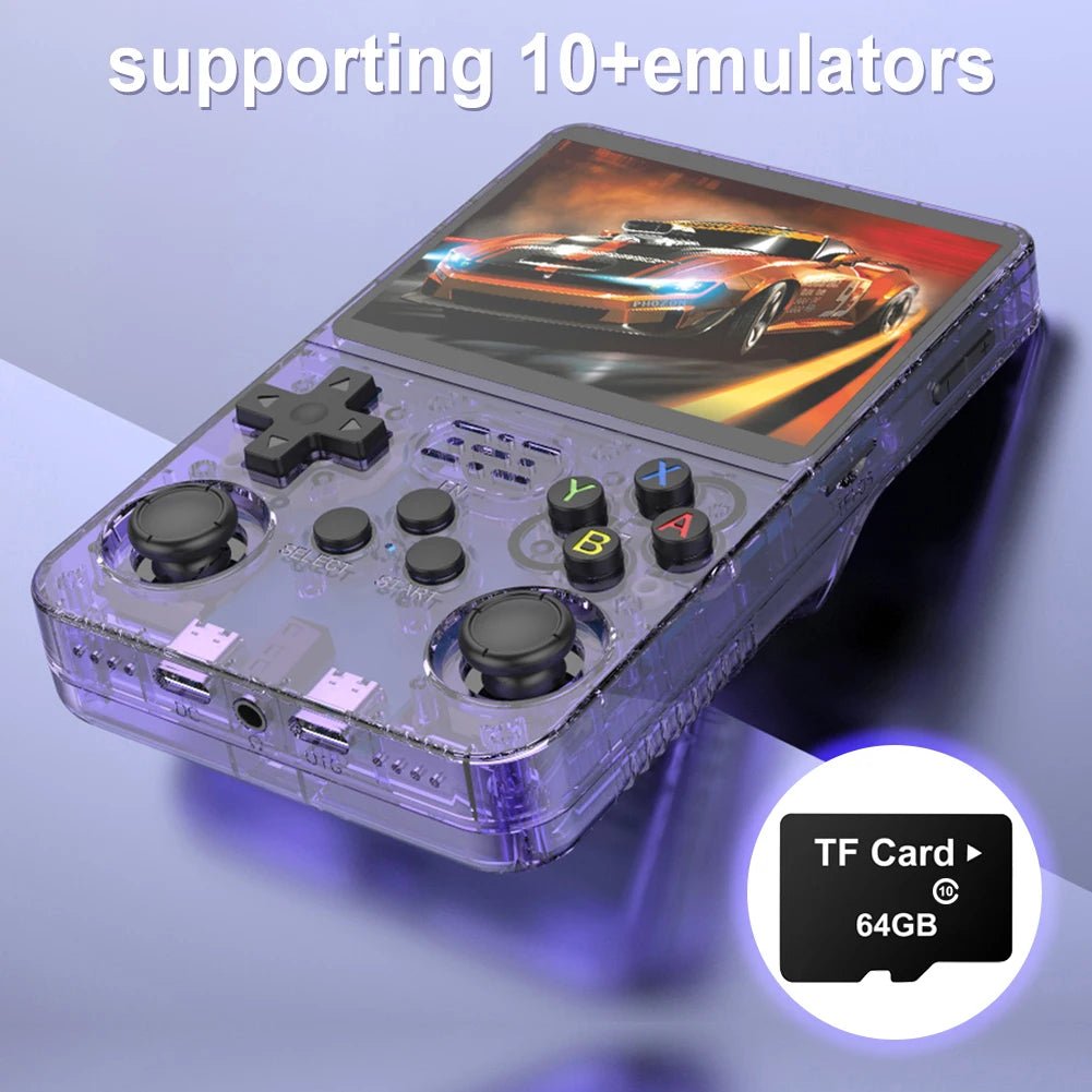 64G Game Card Built - in 15000+ Game Memory Card Support 10+ Emulators Gaming Memory Card for R36S Handheld Game Console - Kaiju Mafia