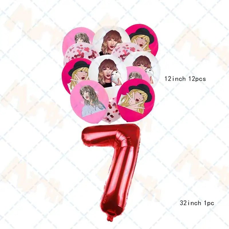 Taylor Swift Birthday Supplies - Kaiju Mafia