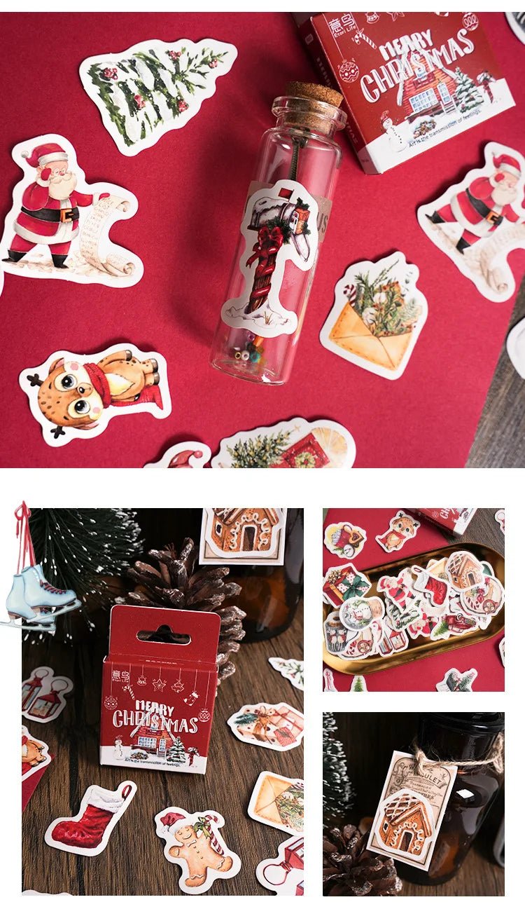 Cute Christmas Mini Stickers - Kaiju Mafia