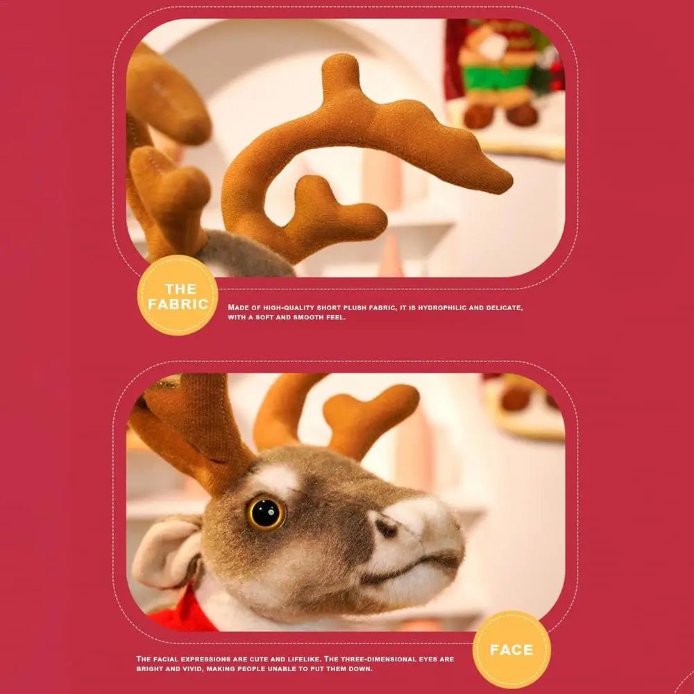 Cute Christmas Reindeer Plush - Kaiju Mafia