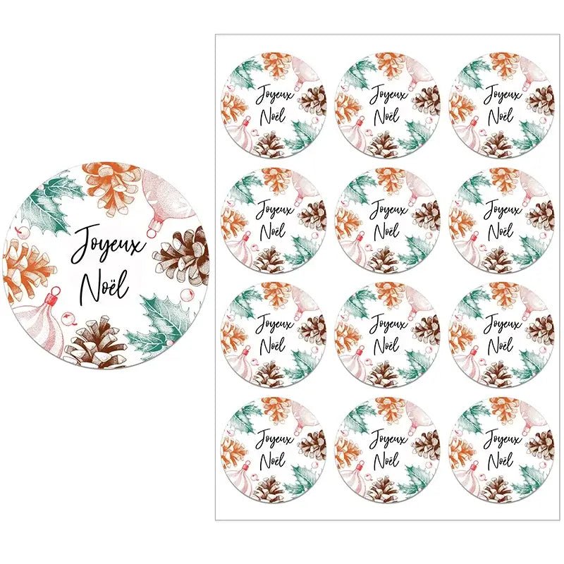 Joyeux Noël Christmas Stickers - Kaiju Mafia