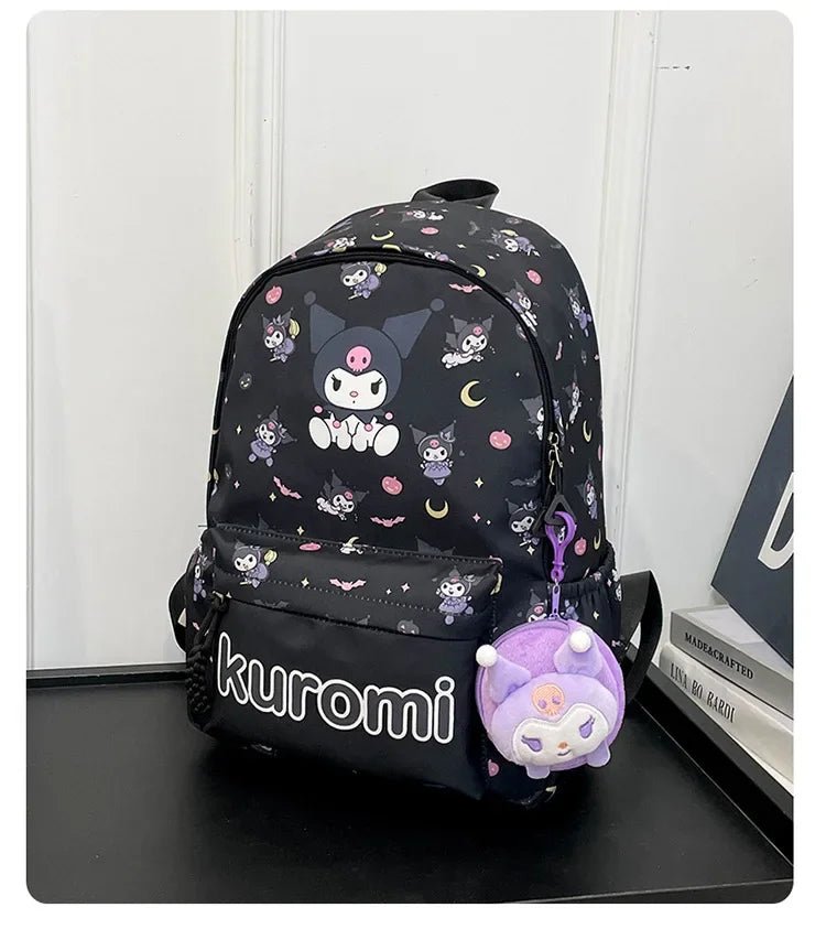 Sanrio Kuromi Hello Kitty Backpack - Kaiju Mafia