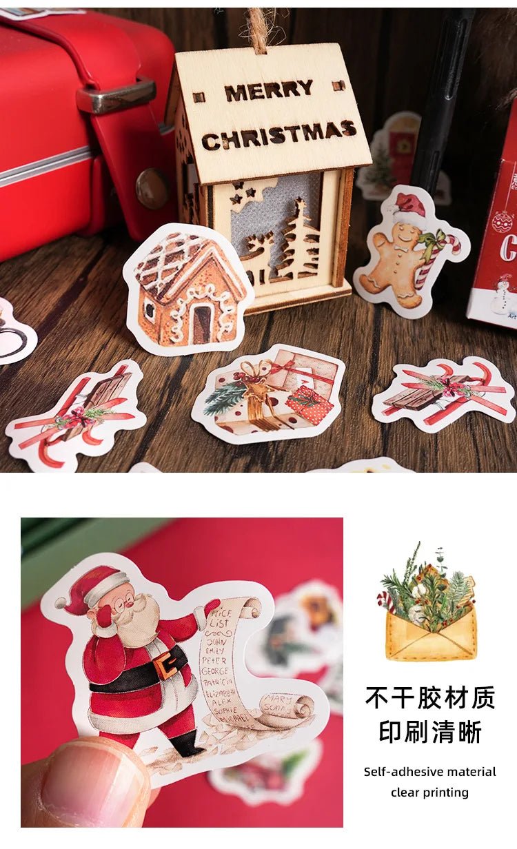 Cute Christmas Mini Stickers - Kaiju Mafia