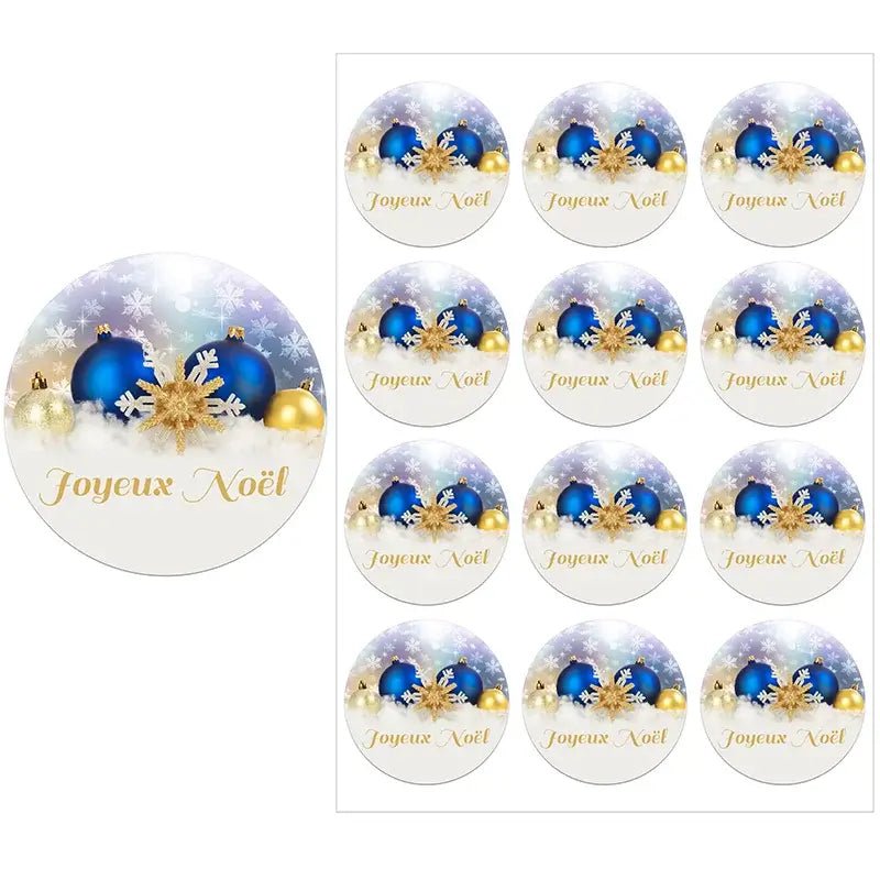 Joyeux Noël Christmas Stickers - Kaiju Mafia