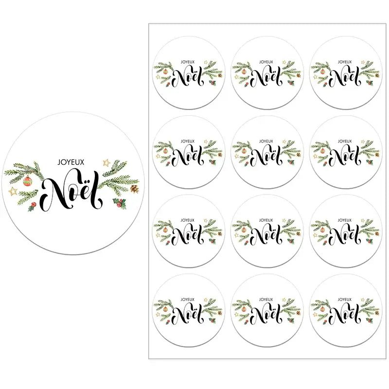 Joyeux Noël Christmas Stickers - Kaiju Mafia