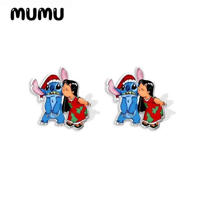 New Christmas Stitch Earrings - Kaiju Mafia